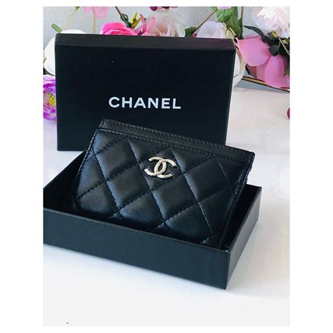 chanel porte carte femme